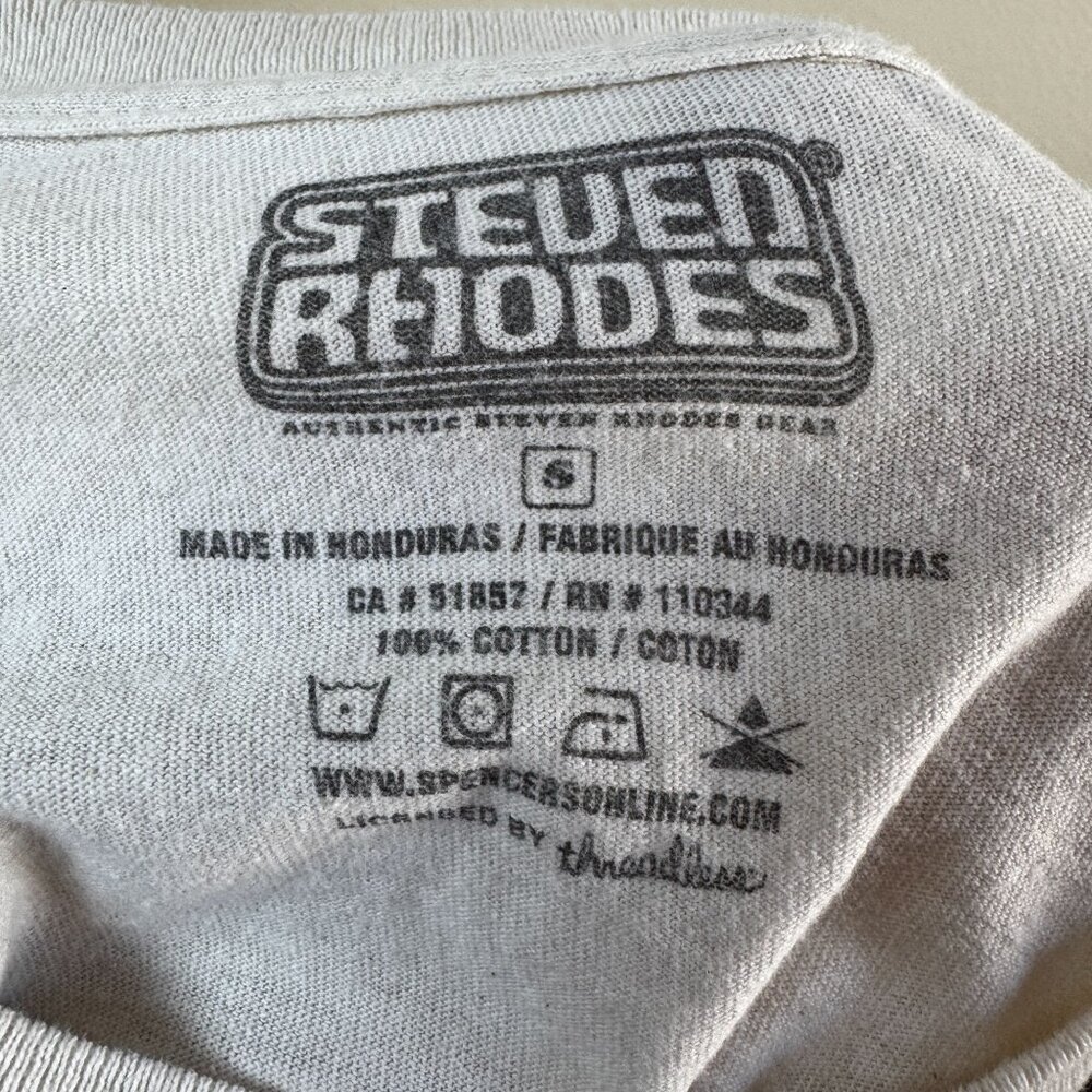 Vintage Steven Rhodes Life Skills Series Airport Departure Graphic Tee Cotton - Picture 5 of 5
